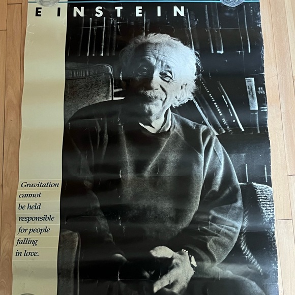 Albert Einstein vintage poster - Picture 4 of 8